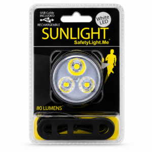 Bright Guard SunLight 80-lumen USB Rechargeable, Clipon Light