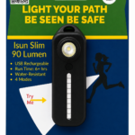 Isun Slim 90 Lumen Clipon White & Red Light (color Black)